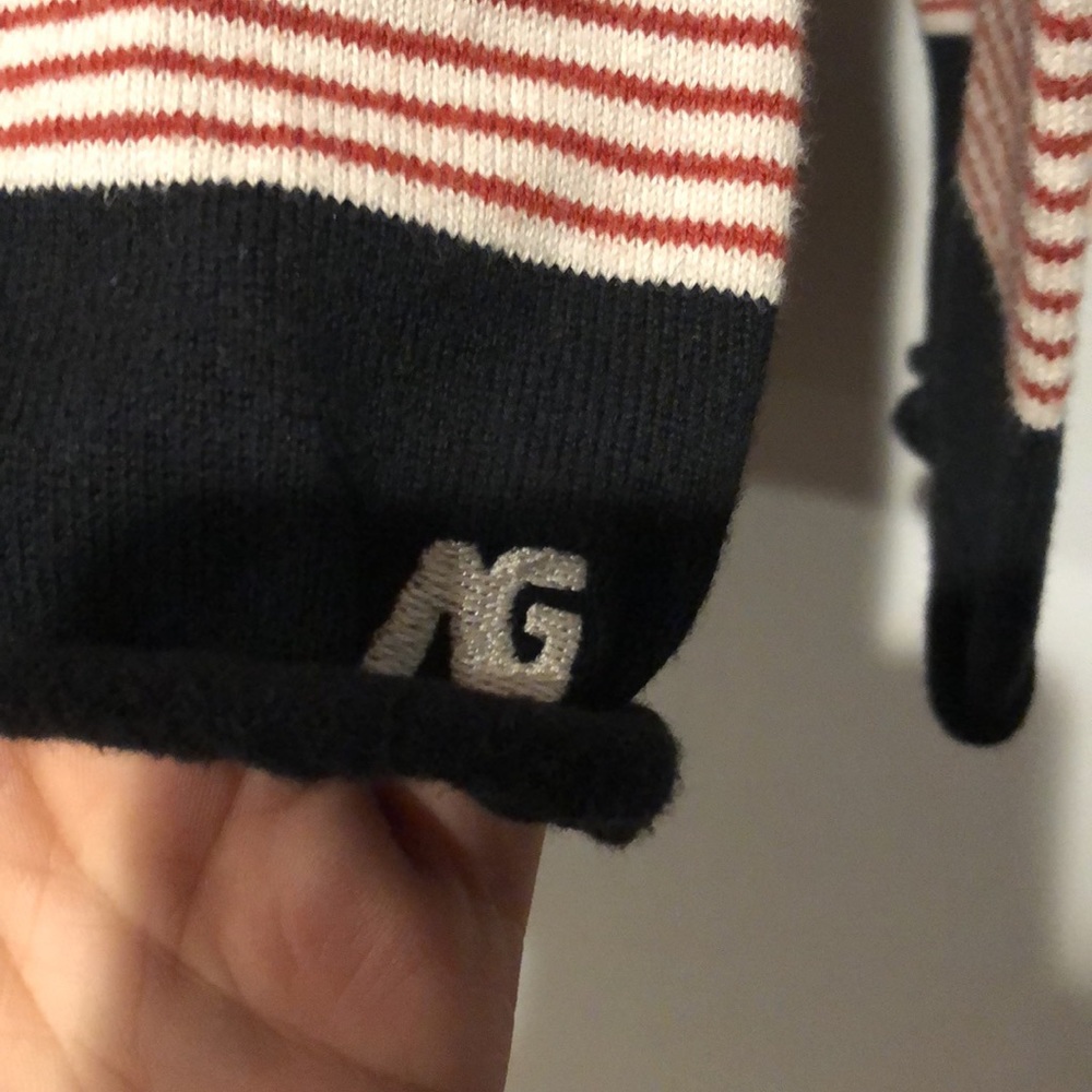 Analog Striped Color Block Sweater - image 3